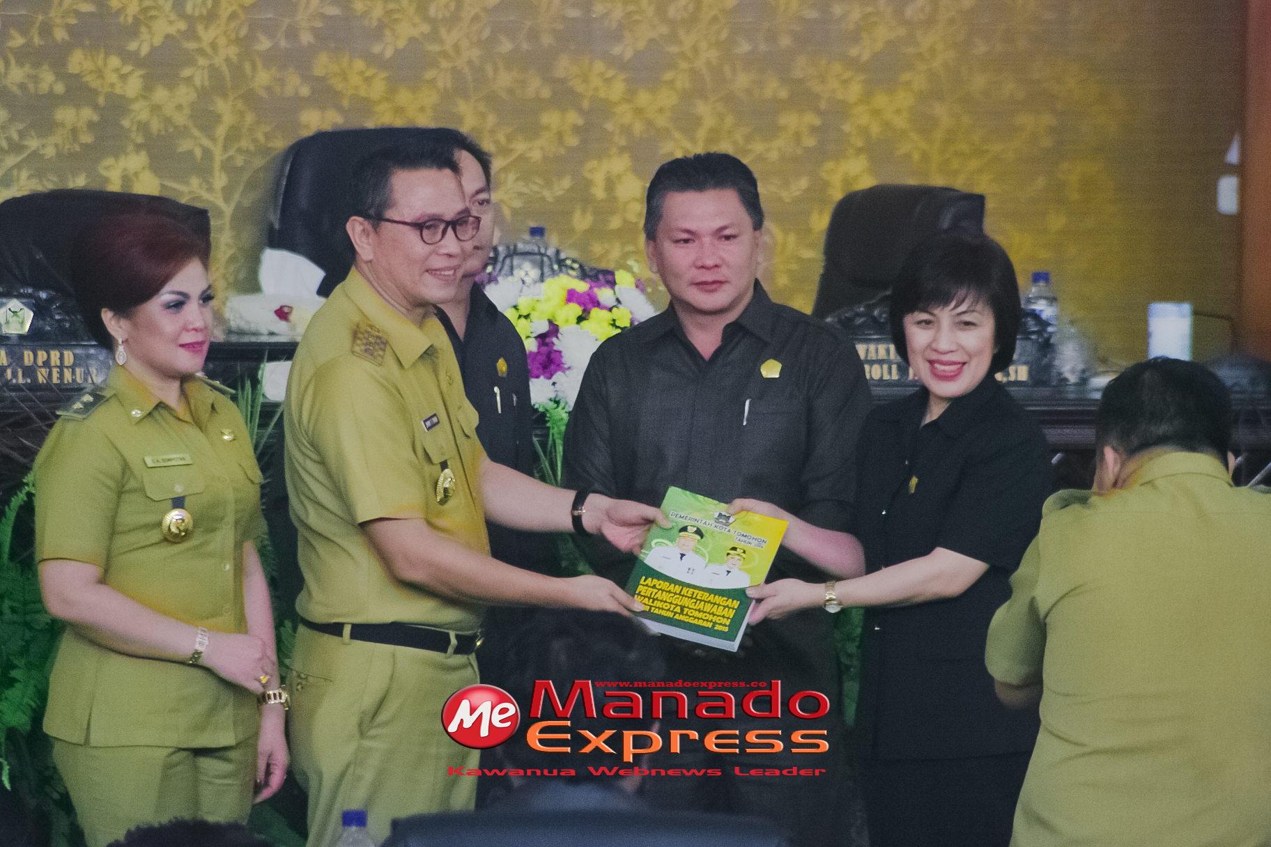 LKPJ Walikota Tomohon 2015 Diajukan ke Paripurna